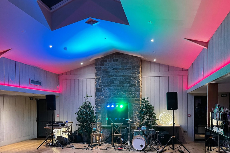 Glasgow Ceilidh Band Set Up