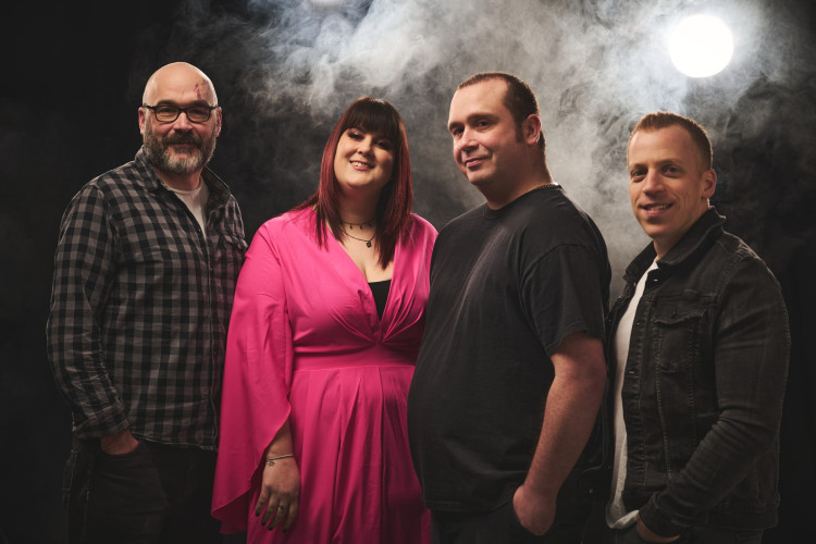 catalyst function band pink dress smoke