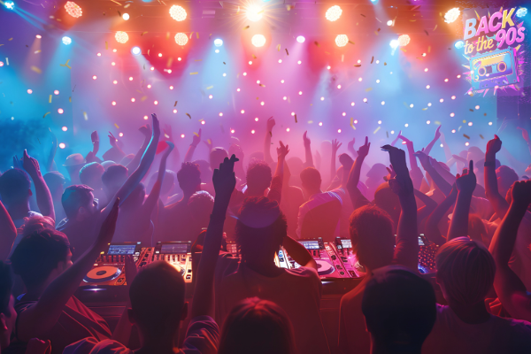 Why a Tribute Act Might Be the Best Booking You Make - Crowd at 90s Event Why a Tribute Act Might Be the Best Booking You Make - Crowd at 90s Event