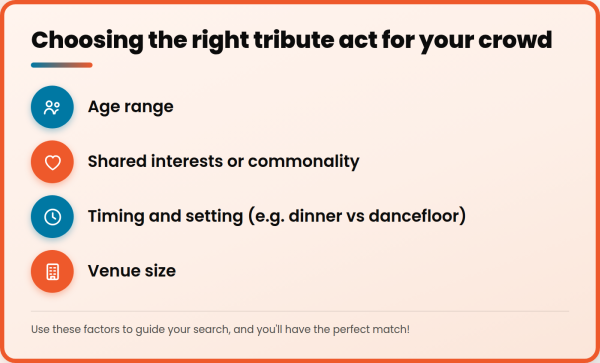 Checklist for Choosing the Right Tribute Act for Your Crowd