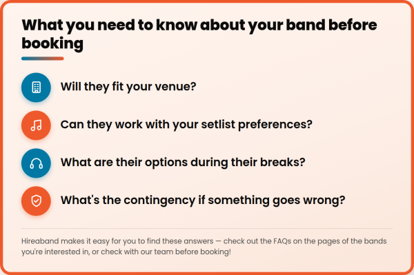 What You Need to Know About Your Band Before Booking - Questions Checklist